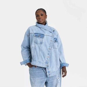 KBB by KAHLANA The Denim Jacket' - Light Wash 1X